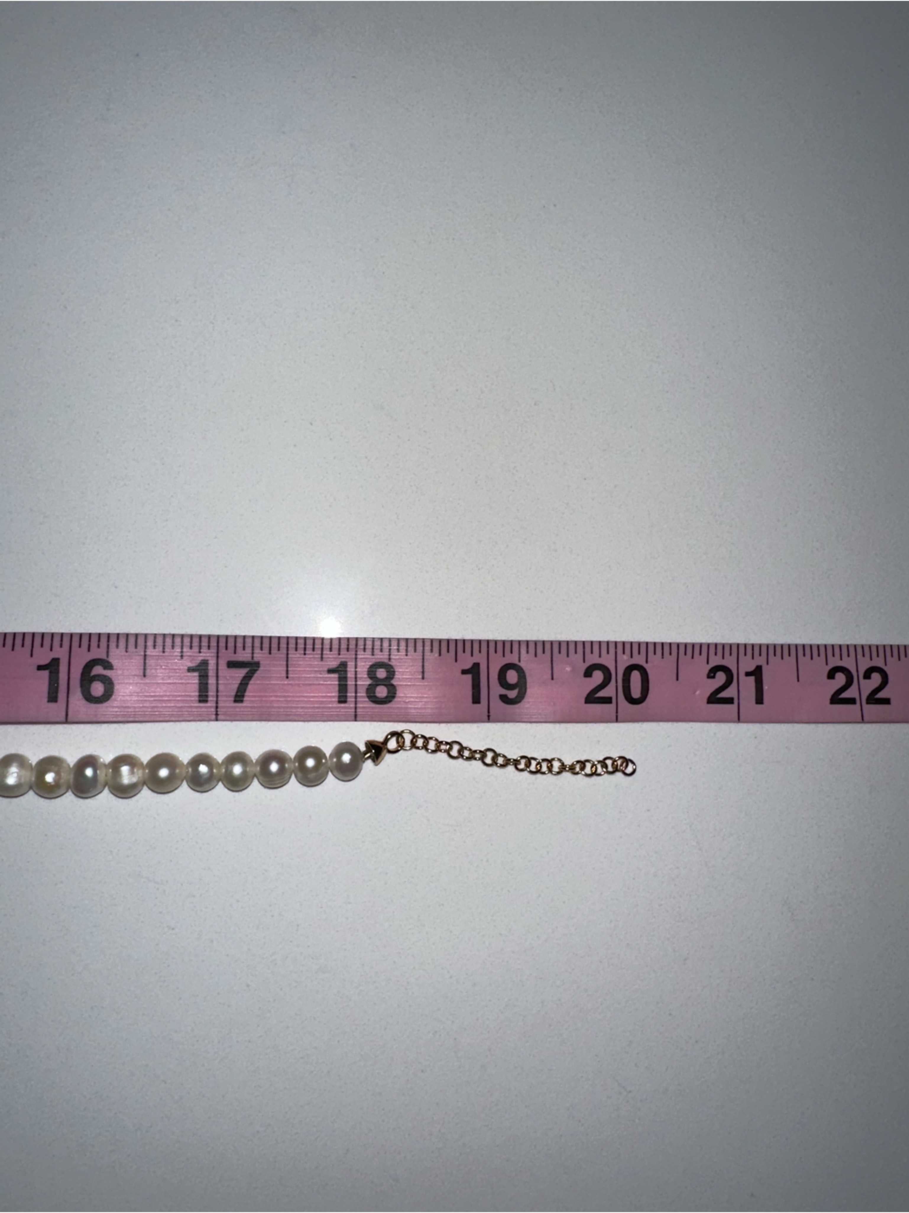 Awe Inspired Single Strand Pearl Gold Vermeil Charm Collector Boho Necklace — image 6 of 6